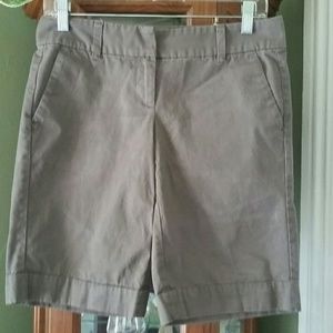 Ann Taylor Khaki Shorts
